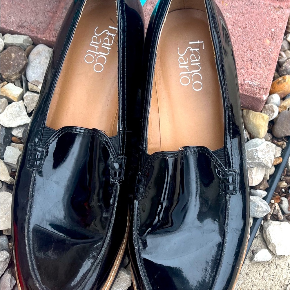 Size 7 Patent leather Franco Sarto loafer